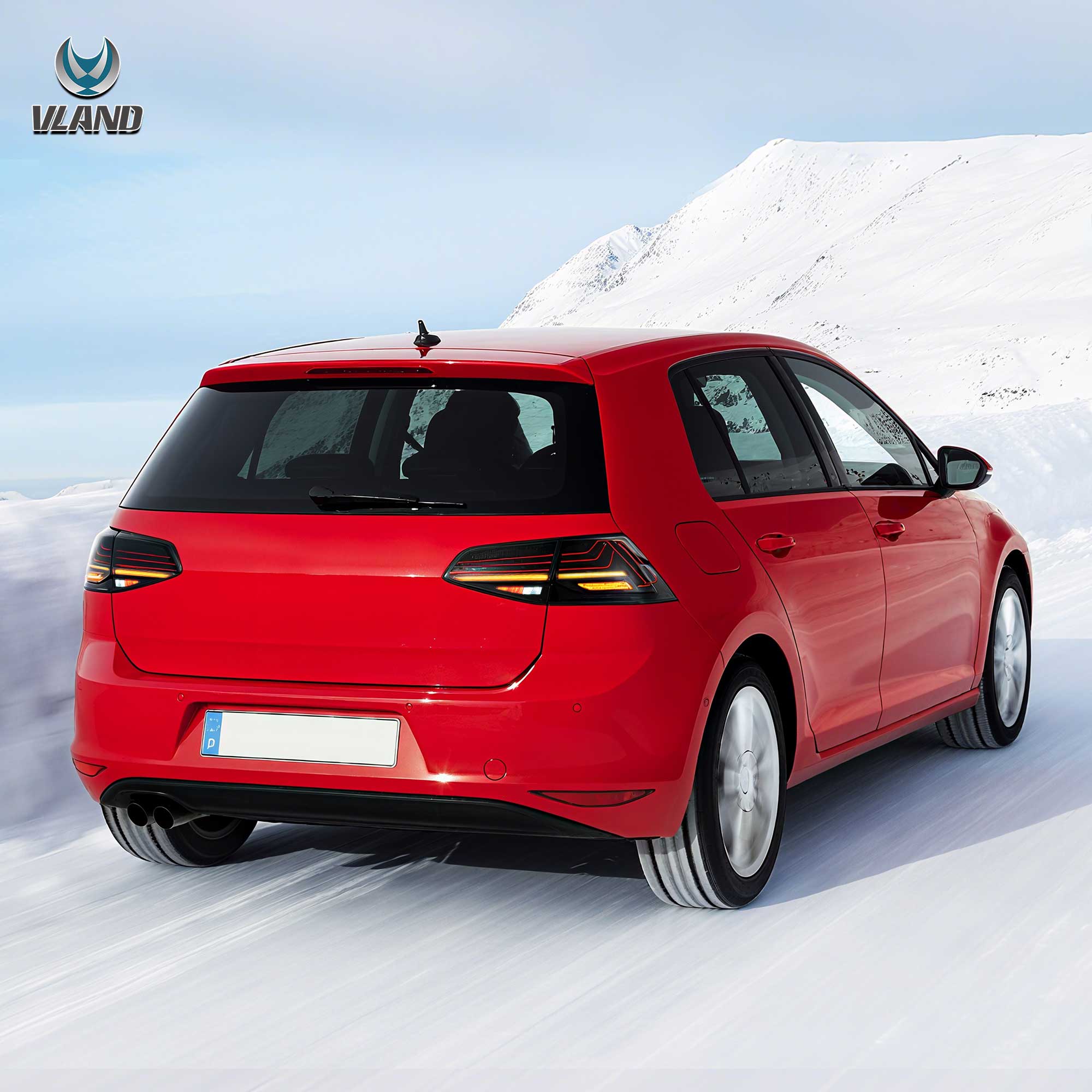 VLAND UK 13-21 VW Golf MK7 MK7.5 Hatchback Vland Laser Tail Lights With Sequential Turn Signals