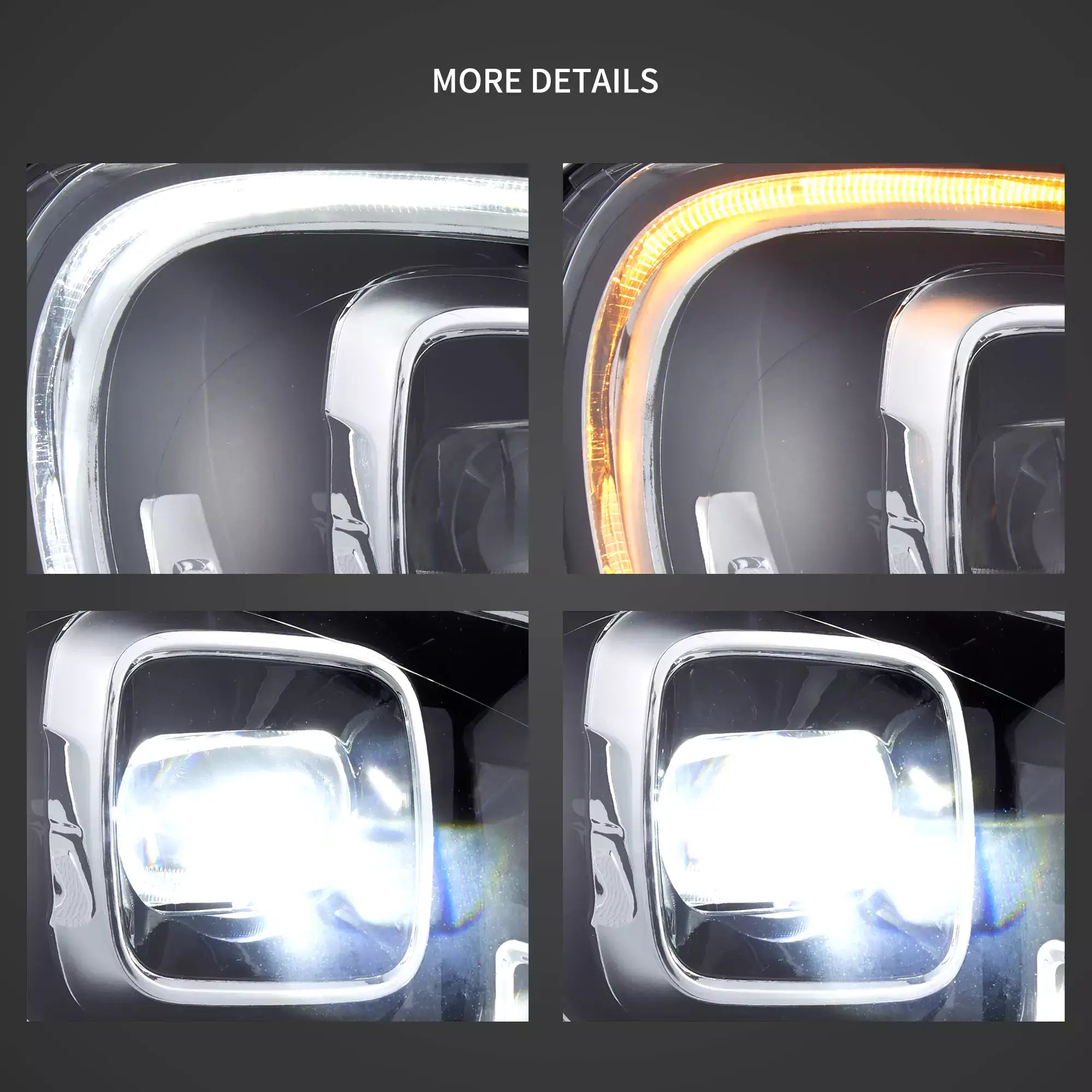 VLAND UK 17-20 Mini Countryman F60  Full LED Dual Beam Projector Headlights