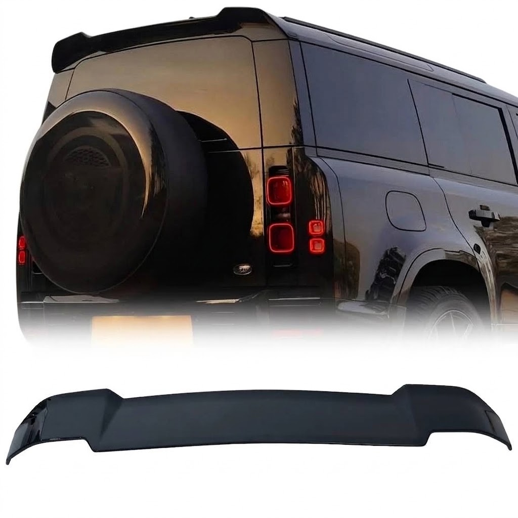 Black HAWK Style Rear Roof Spoiler Wing for Land Rover Defender L663 90 110 130 2020+