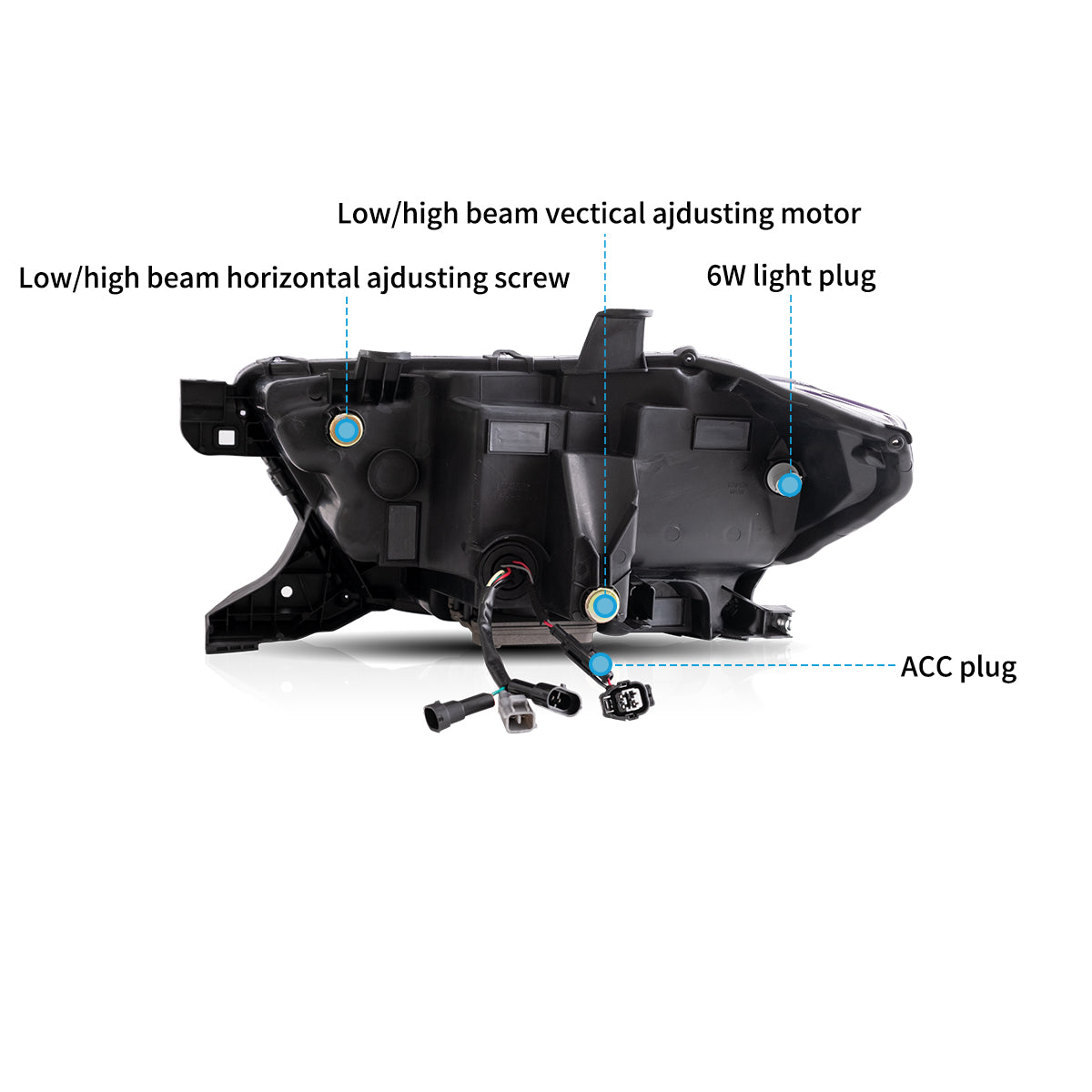 VLAND UK LED Headlights For 2016-2023 Toyota Tacoma