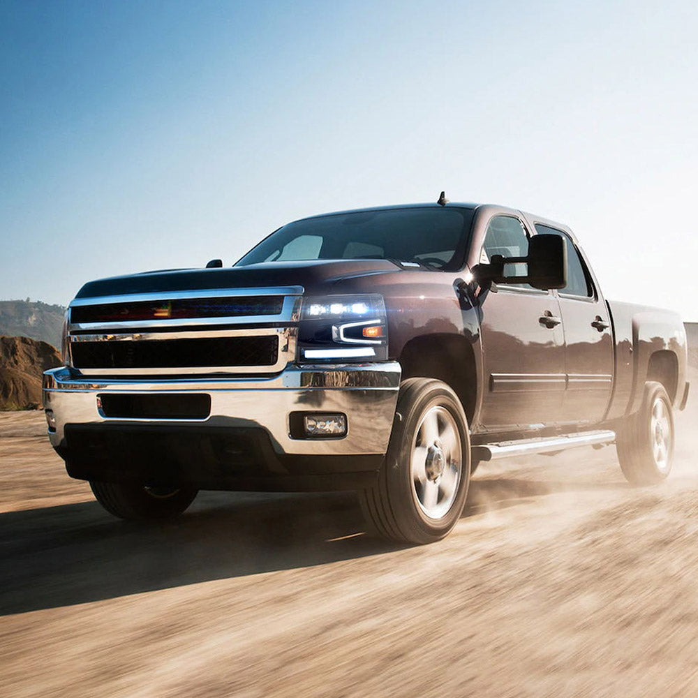 VLAND UK 2007-2013 Chevrolet Silverado 1500 2500HD 3500HD LED Headlights