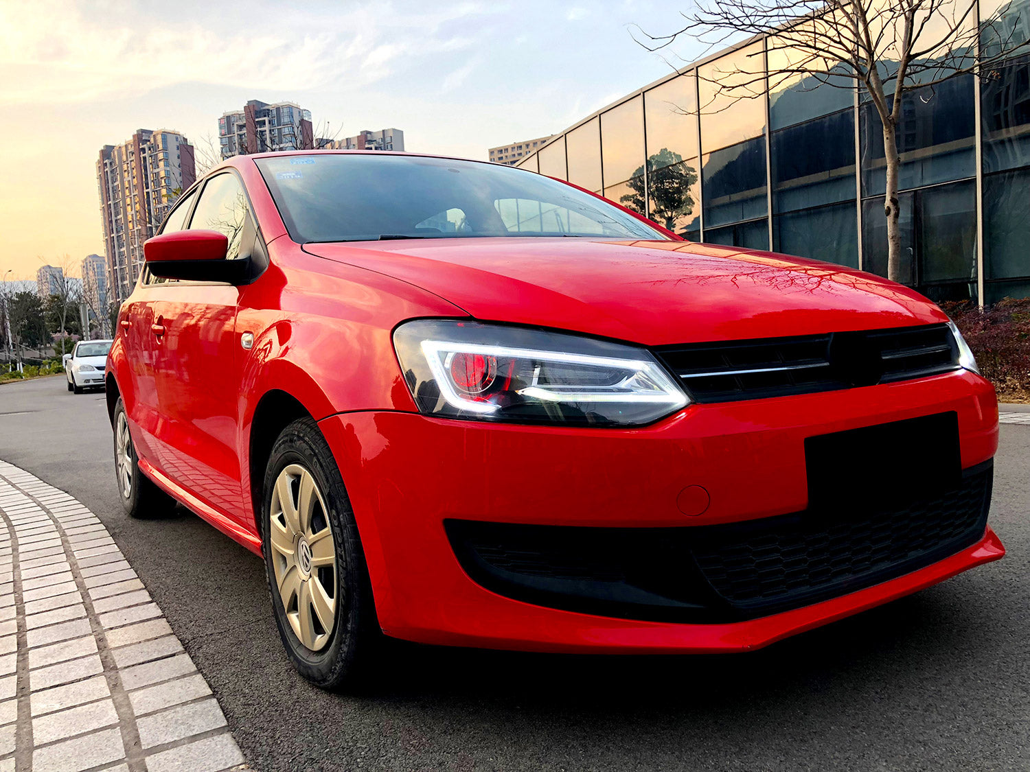 VLAND UK 2009-2017 Volkswagen Polo MK5  LED Headlights with E-Mark