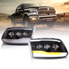 VLAND UK LED Headlights 2009-2018 Dodge RAM 1500 2500 3500 with E-Mark