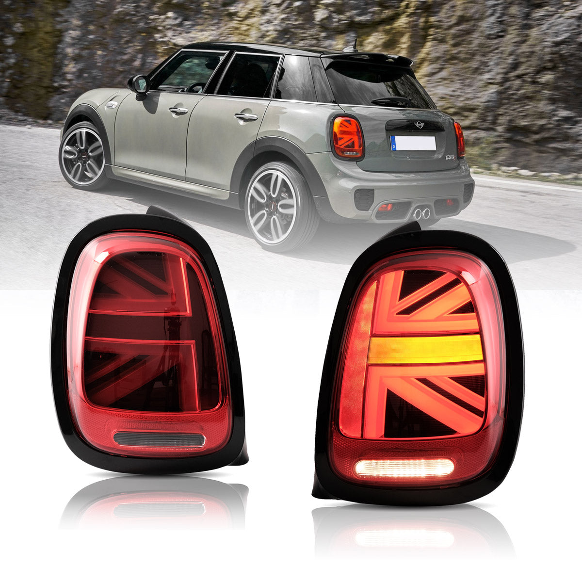 VLAND UK LED Tail Lights 2014-2019 Mini Cooper Hatch F55 F56 F57