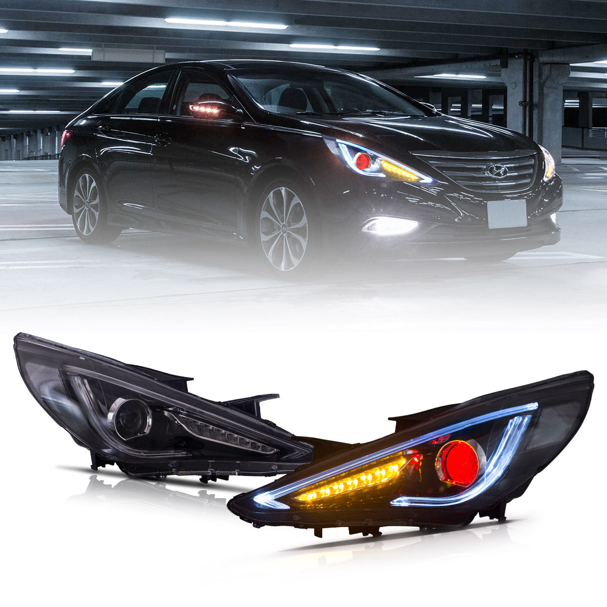 VLAND UK LED Headlights 2011-2014 Hyundai Sonata