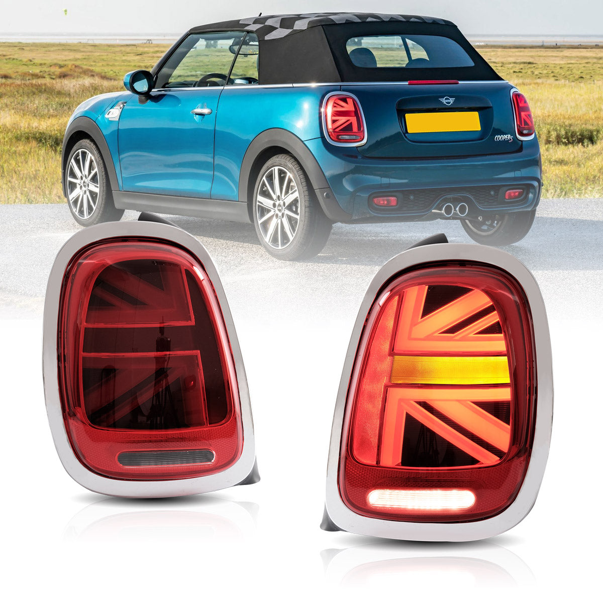 VLAND UK LED Tail Lights 2014-2019 Mini Cooper Hatch F55 F56 F57