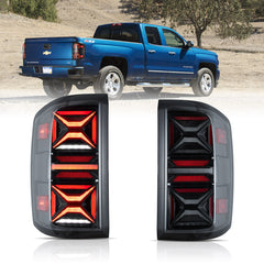 VLAND UK LED Tail lights 2014-2018 Chevrolet Silverado 1500 2500HD 3500HD