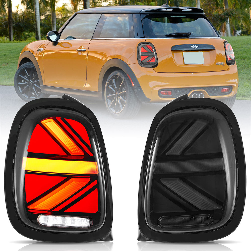 VLAND UK Full LED Taillights For 2014-2019 Mini Cooper Hatch F55 F56 F57