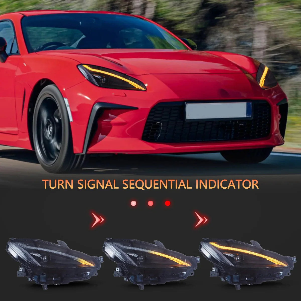 VLAND UK LED Headlights For 2021-2024 Toyota 86 & Subaru BRZ(ZN8/ZD8)