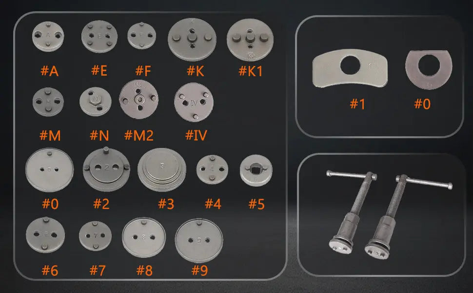 VLAND UK 22Pcs Disc Brake Caliper Tool Set