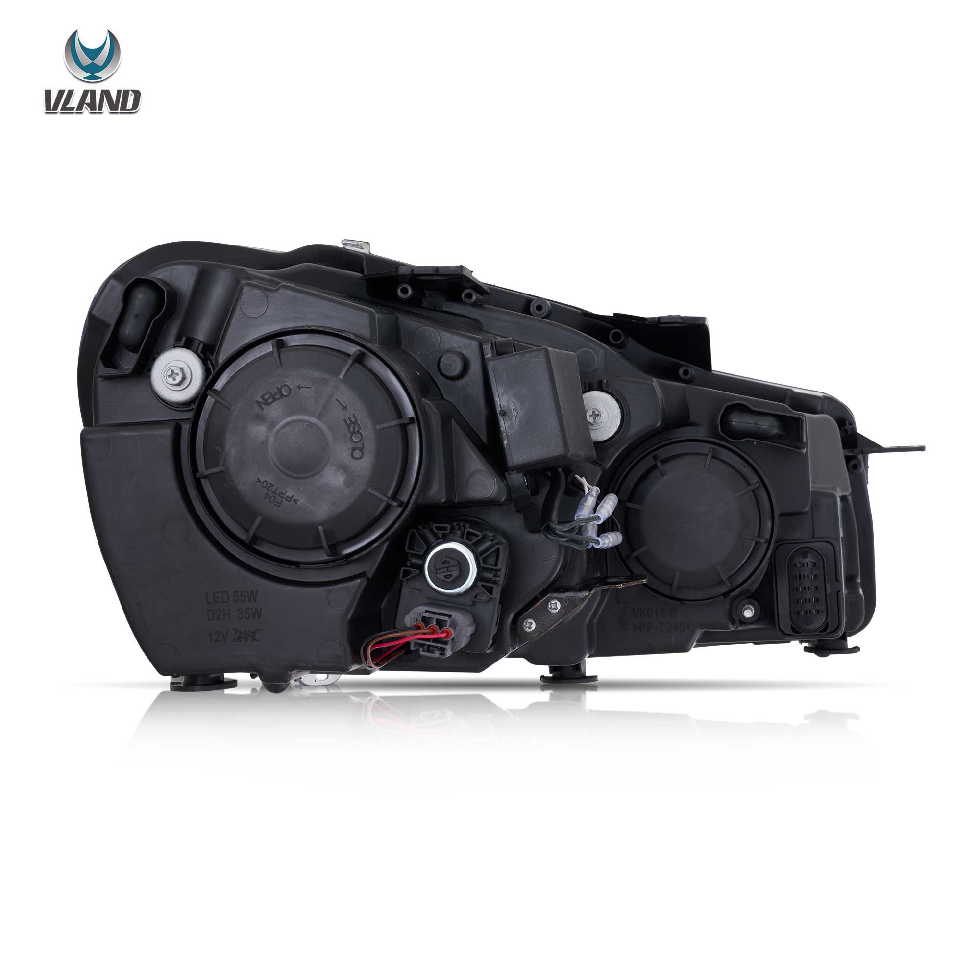VLAND UK For Volkswagen Golf MK6(MK7.5R Style) 2009-2012 Dynamic LED Headlights W/Animation
