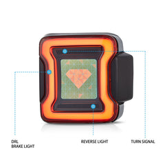 VLAND UK 2018-2023 Jeep Wrangler JL JLU OLED Taillights