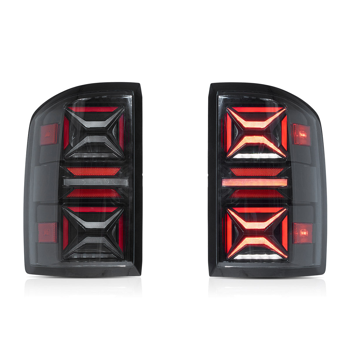 VLAND UK LED Tail lights 2007-2013 Chevrolet Silverado 1500 2500HD 3500HD