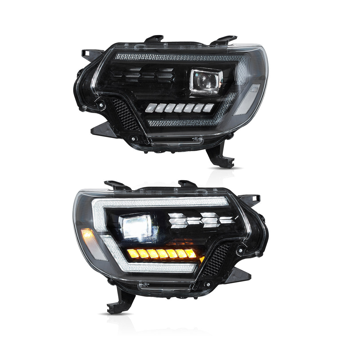 VLAND UK LED Headlights For 2012-2015 Toyota Tacoma with Start-up Animation