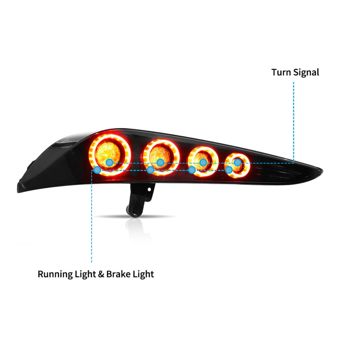 VLAND UK 19-24 Toyota GR Supra A90/A91 Vland LED Tail Lights w/Dynamic Animation
