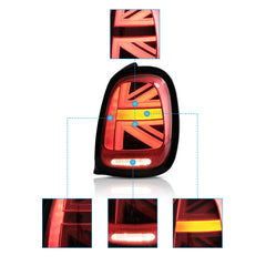 VLAND UK LED Tail Lights 2014-2019 Mini Cooper Hatch F55 F56 F57