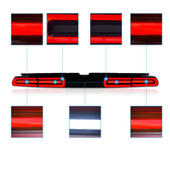 VLAND UK LED Tail Lights for Dodge Challenger 2008-2014