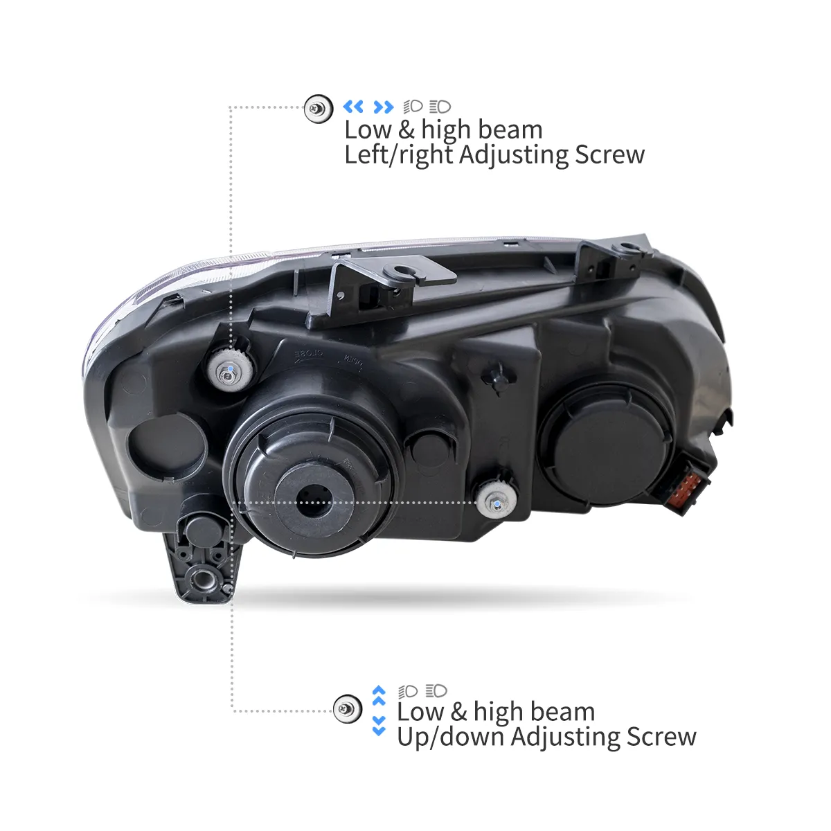 VLAND UK 06-13 Holden Commodore VE 4th Gen Dual Projector HeadLights Black