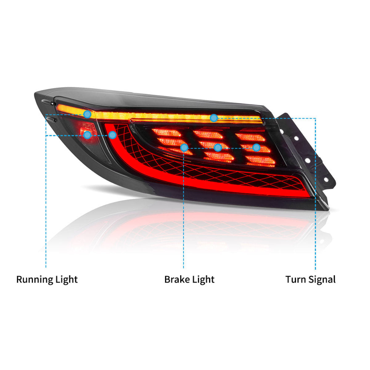 VLAND UK Taillights 2021-2024 Toyota 86 & Subaru BRZ