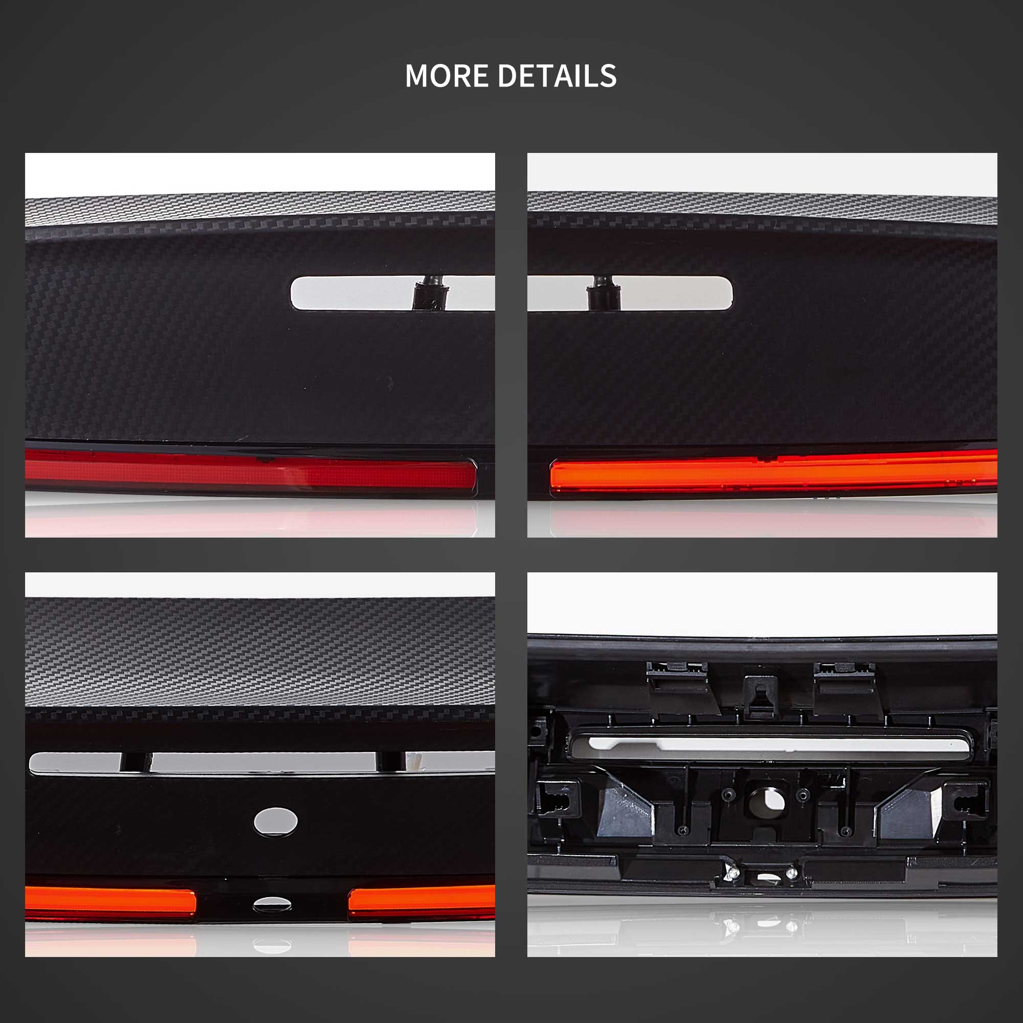 VLAND UK LED Trunk Light Bar Rear Brake Signal Light for Toyota GR86 / Subaru BRZ 2021+