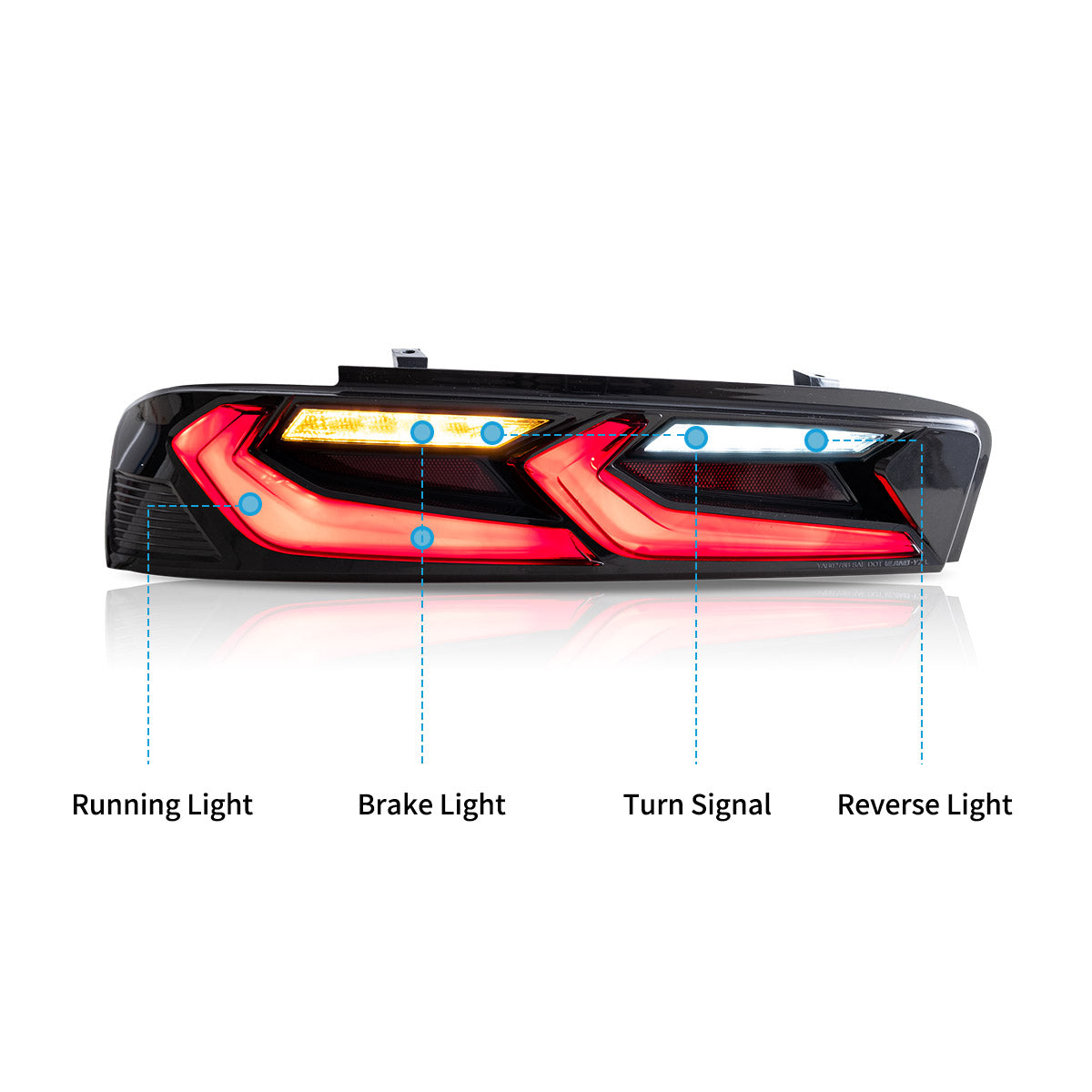 VLAND UK LED Tail lights 2016-2018 Chevrolet Camaro