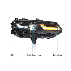 VLAND UK LED Headlights For 2019-2024 Chevrolet/Chevy Camaro