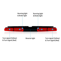 VLAND UK LED Tail Lights for Dodge Challenger 2008-2014