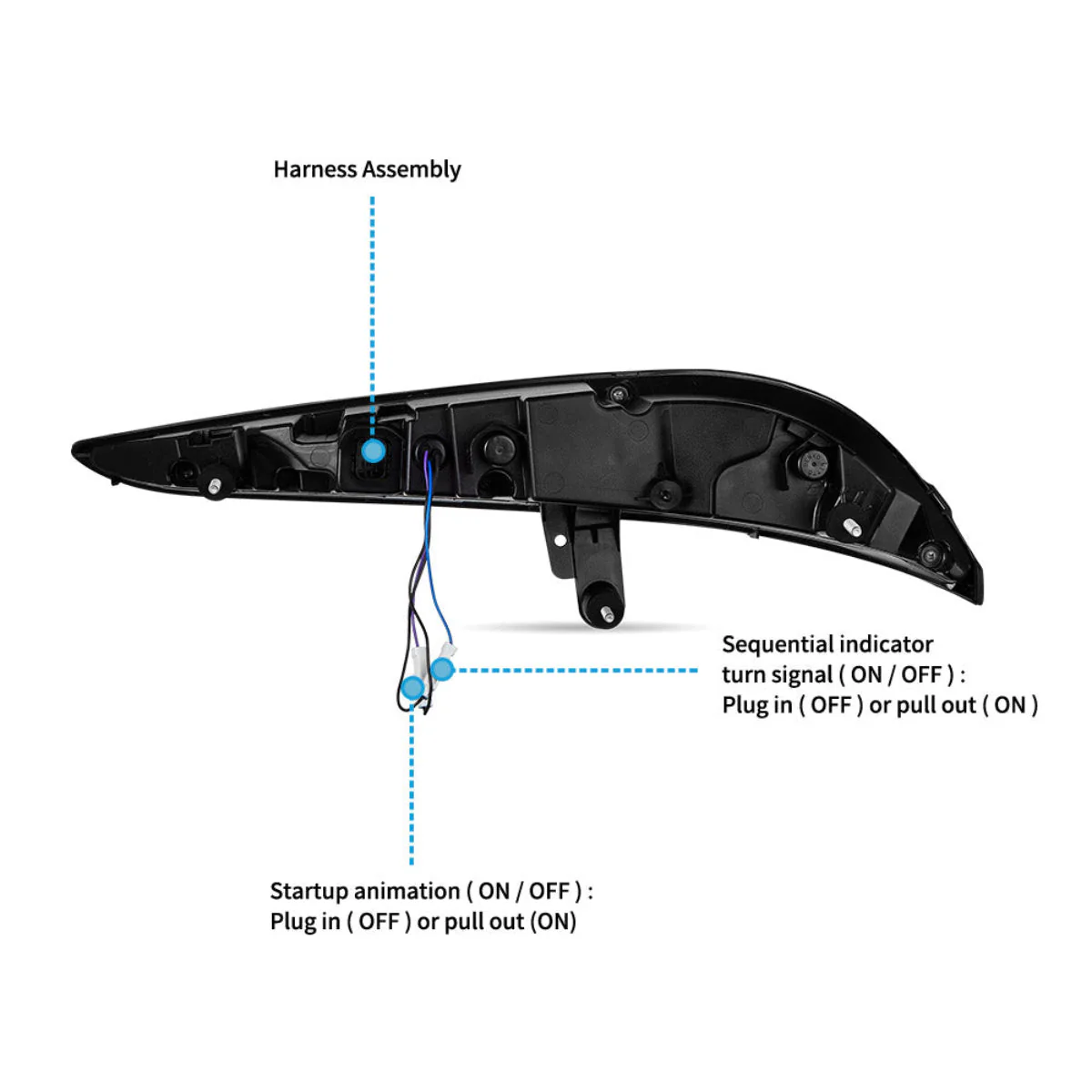 VLAND UK 19-24 Toyota GR Supra A90/A91 Vland LED Tail Lights w/Dynamic Animation