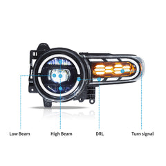 VLAND UK LED Headlights For 2006-2022 Toyota Fj Cruiser XJ10