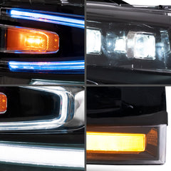 VLAND UK 2007-2013 Chevrolet Silverado 1500 2500HD 3500HD LED Headlights