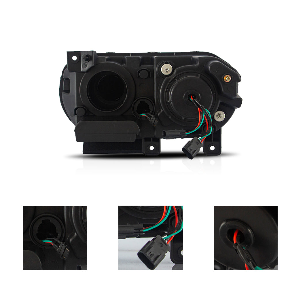 VLAND UK LED Headlights RGB Style Dodge Challenger 2008-2014