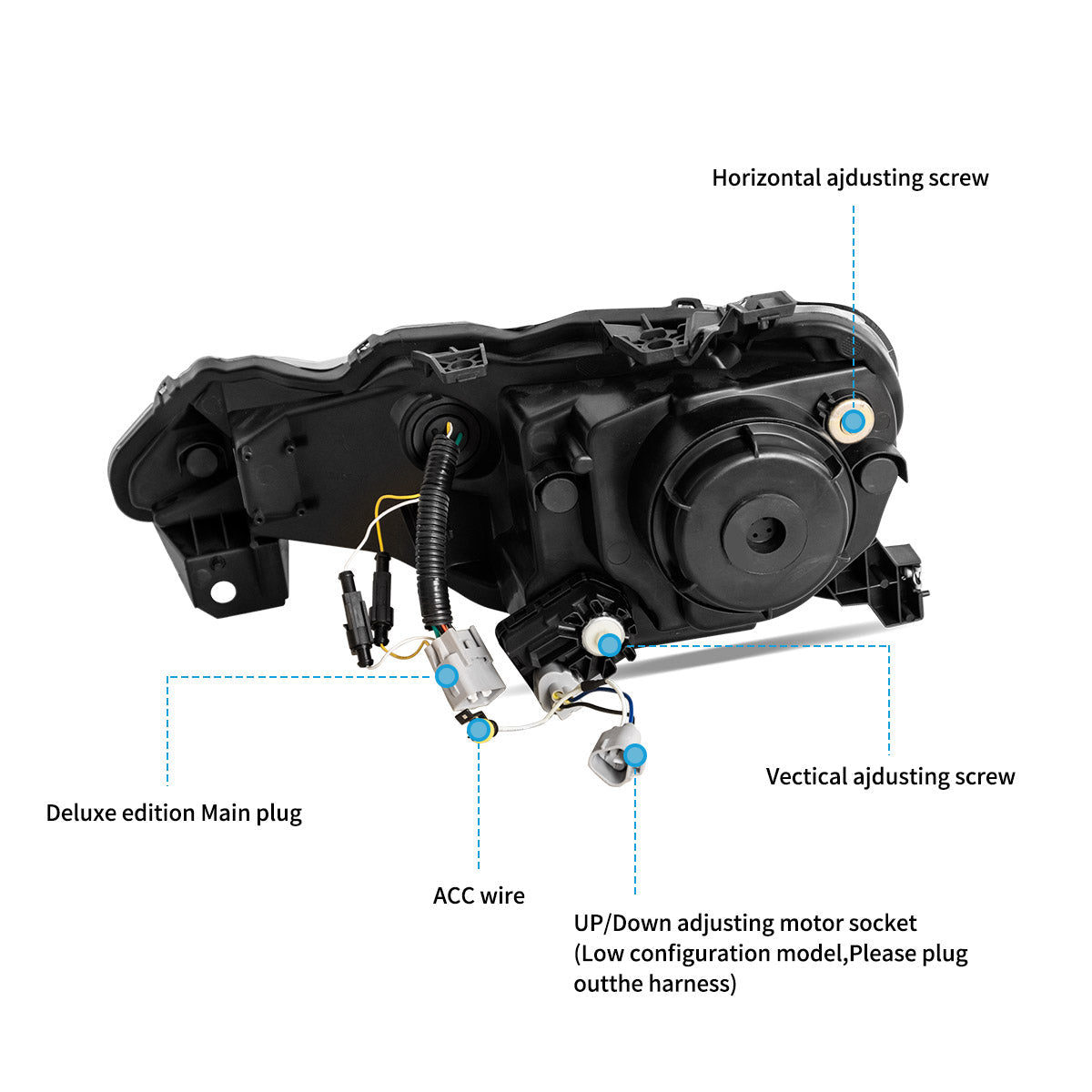 VLAND UK LED Headlights For 2012-2020 Toyota 86 GT86 & Scion Frs & Subaru Brz