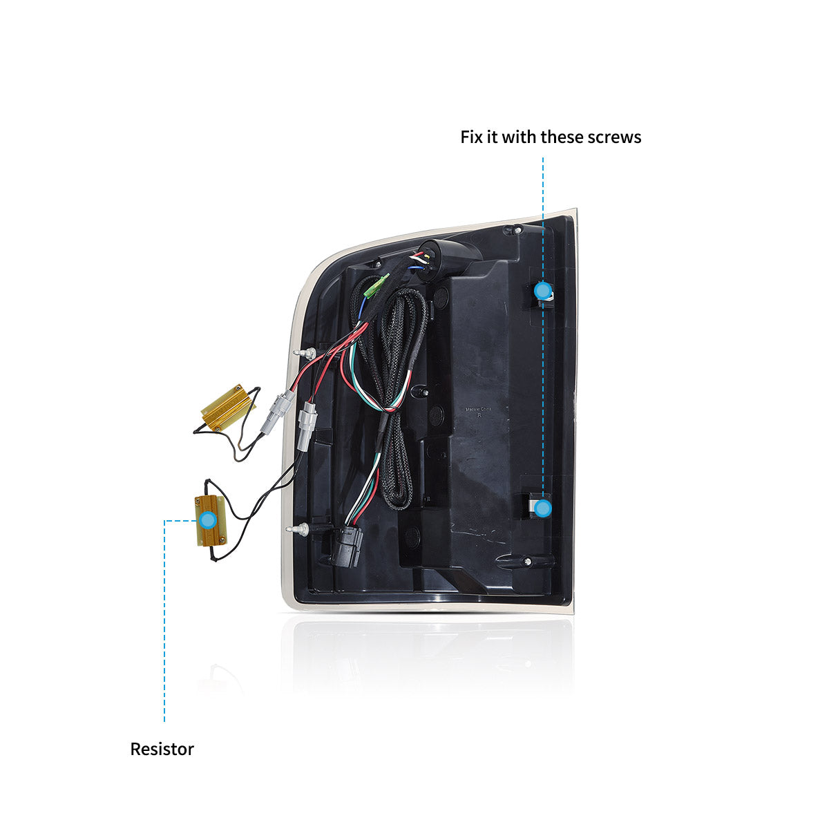 VLAND UK LED Tail lights 2007-2013 Chevrolet Silverado 1500 2500HD 3500HD