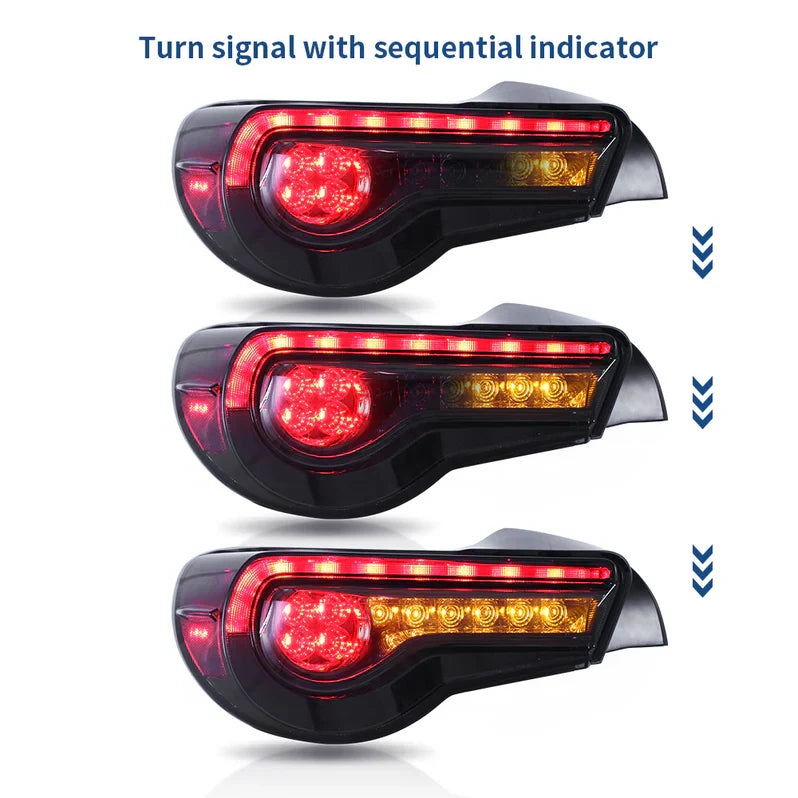VLAND UK LED Tail Lights for 2012-2020 Toyota 86 & Subaru BRZ & Scion FR-S