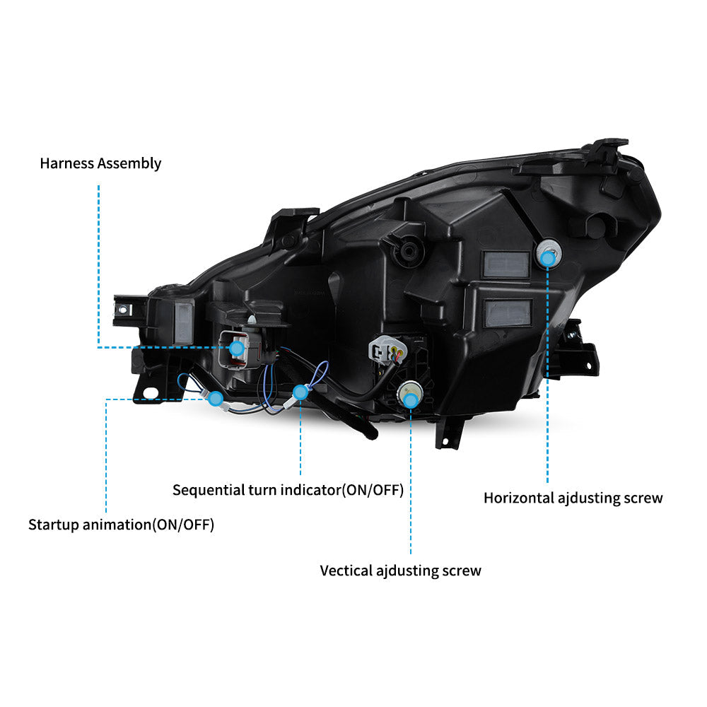 VLAND UK LED Headlights For 2021-2024 Toyota 86 & Subaru BRZ(ZN8/ZD8)