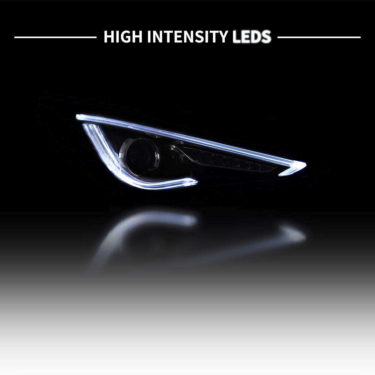 VLAND UK LED Headlights 2011-2014 Hyundai Sonata