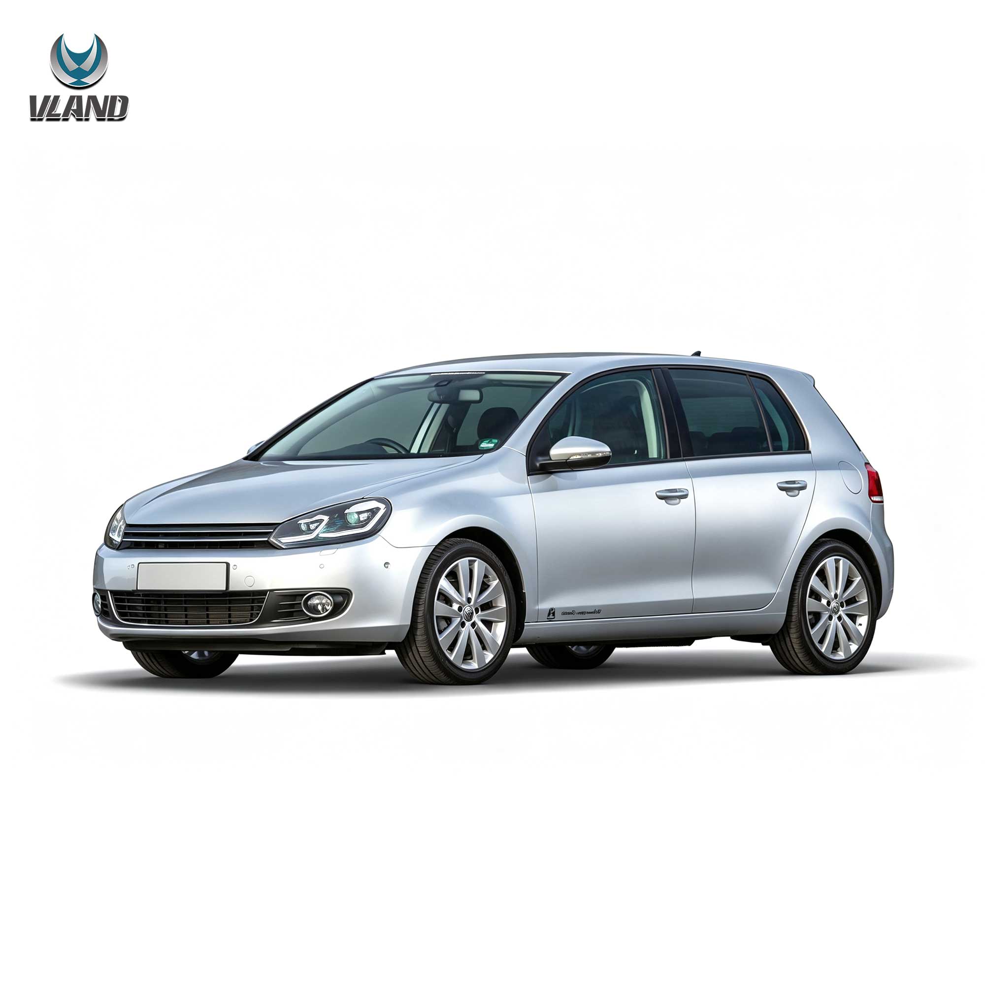 VLAND UK For Volkswagen Golf MK6(MK7.5R Style) 2009-2012 Dynamic LED Headlights W/Animation