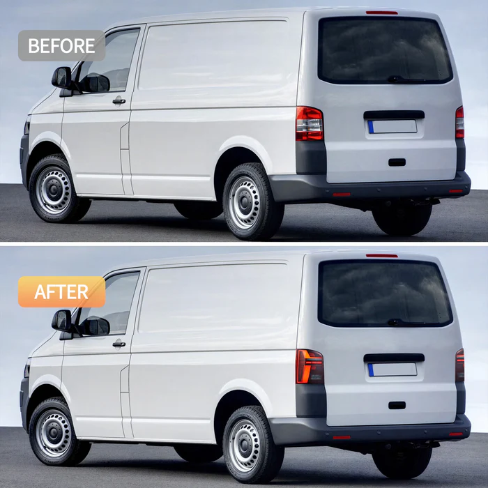 VLAND UK LED Taillights For 2010-2014 Volkswagen Multivan T5 Transporter Caravelle