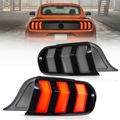 VLAND UK 2015-2023 Ford Mustang S550 with 5 Modes turn signal LED Taillights