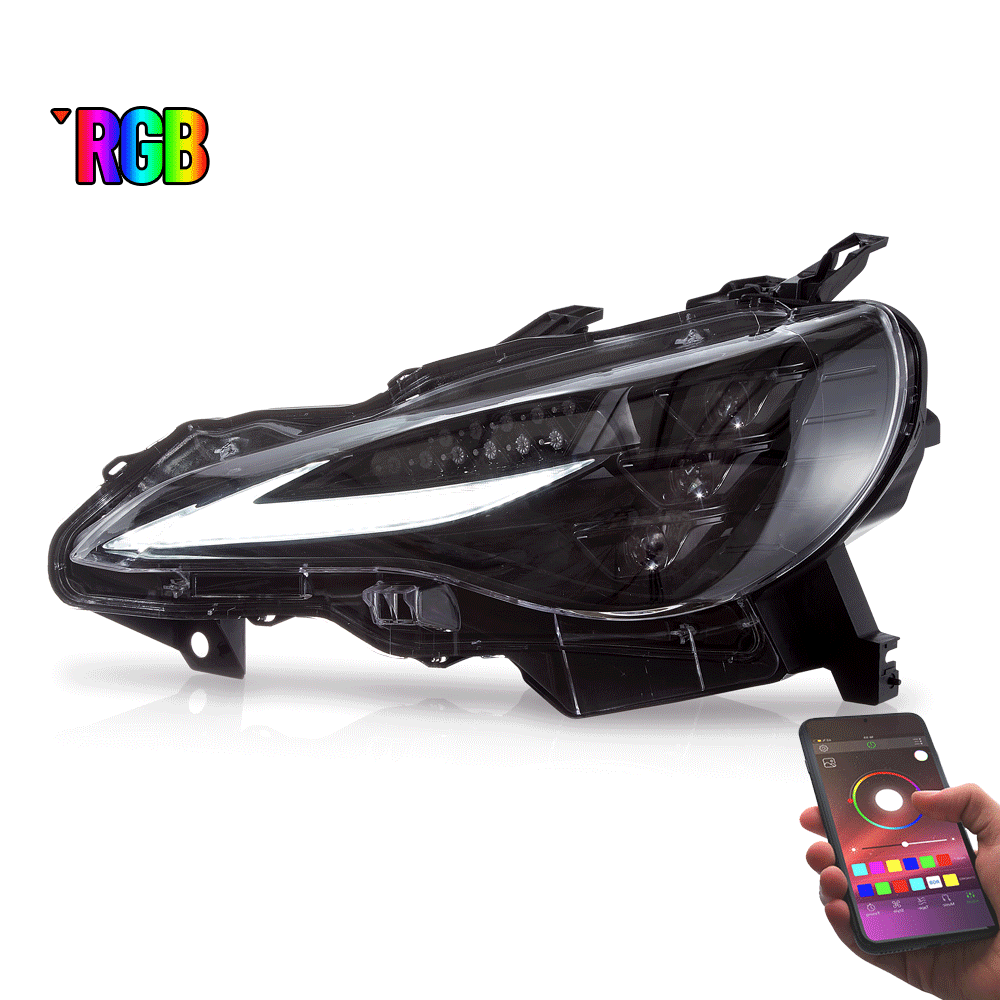 VLAND UK 2012-2020 Toyota 86 GT86 & Scion Frs & Subaru Brz  RGB LED Headlights