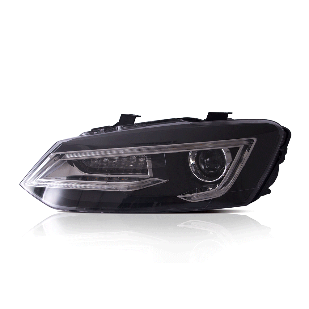 VLAND UK 2009-2017 Volkswagen Polo MK5  LED Headlights with E-Mark