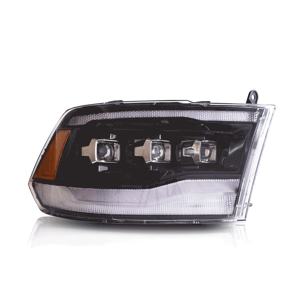 VLAND UK LED Headlights 2009-2018 Dodge RAM 1500 2500 3500 with E-Mark