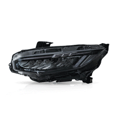 VLAND UK LED Reflection Bowl Headlights For 2016-2021 Honda Civic