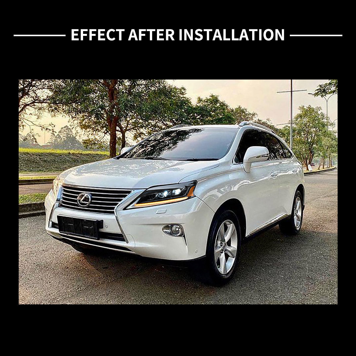 VLAND UK LED Headlights 2013-2015 Lexus RX 270 350 450h