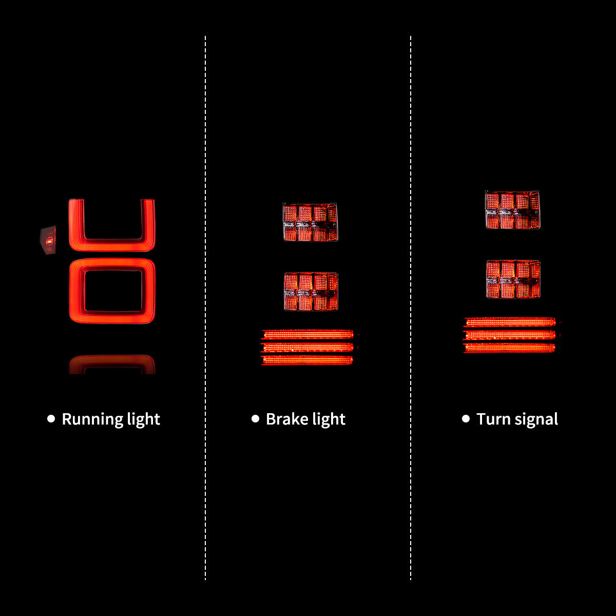 VLAND UK LED Tail lights For 2014-2018 Chevrolet Silverado 1500 2500HD 3500HD