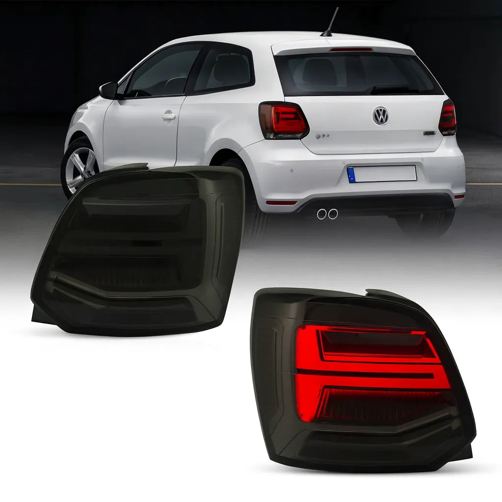 VLAND UK 09-17 Volkswagen Polo 5th Gen (LWB/SWB) Vland LED Tail Lights With Sequential Turn Signal with E-Mark