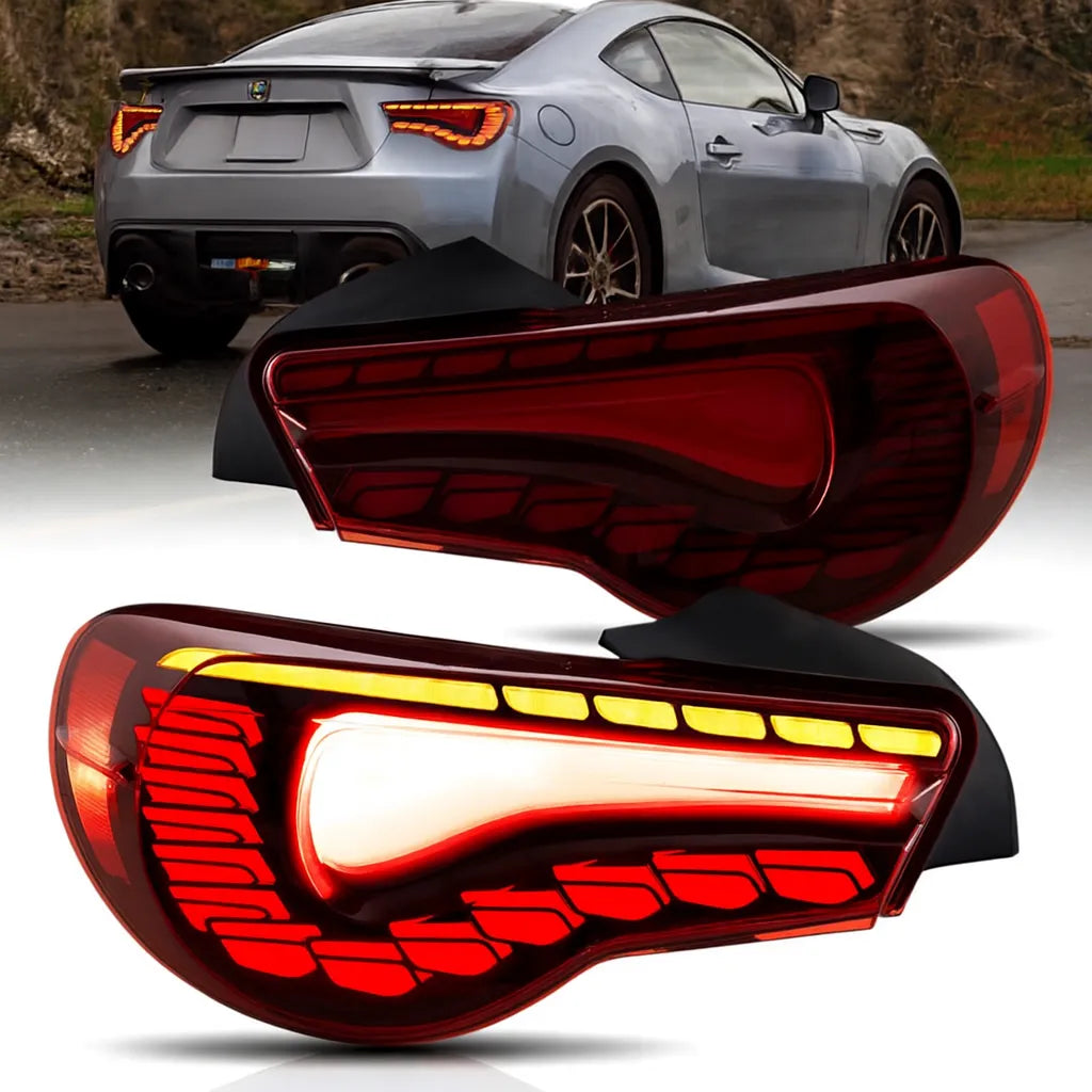 VLAND UK LED Tail Lights 2012-2020 Toyota 86 & Subaru BRZ & Scion FRS [Dragon Style]