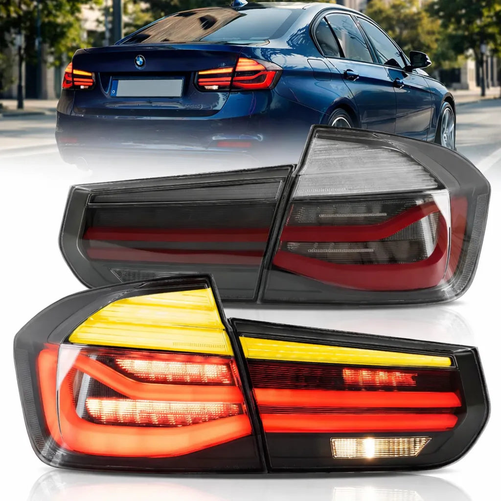 VLAND UK LED Tail Lights For 2012-2019 BMW 3 Series F30 with E-Mark