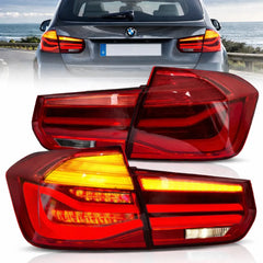 VLAND UK LED Tail Lights For 2012-2019 BMW 3 Series F30 with E-Mark