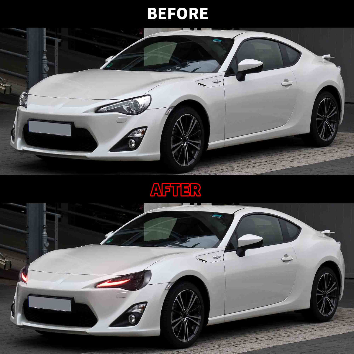 VLAND UK 2012-2020 Toyota 86 GT86 & Scion Frs & Subaru Brz  RGB LED Headlights
